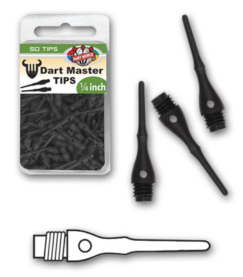 Dart Master Tip 1/4 50 pack