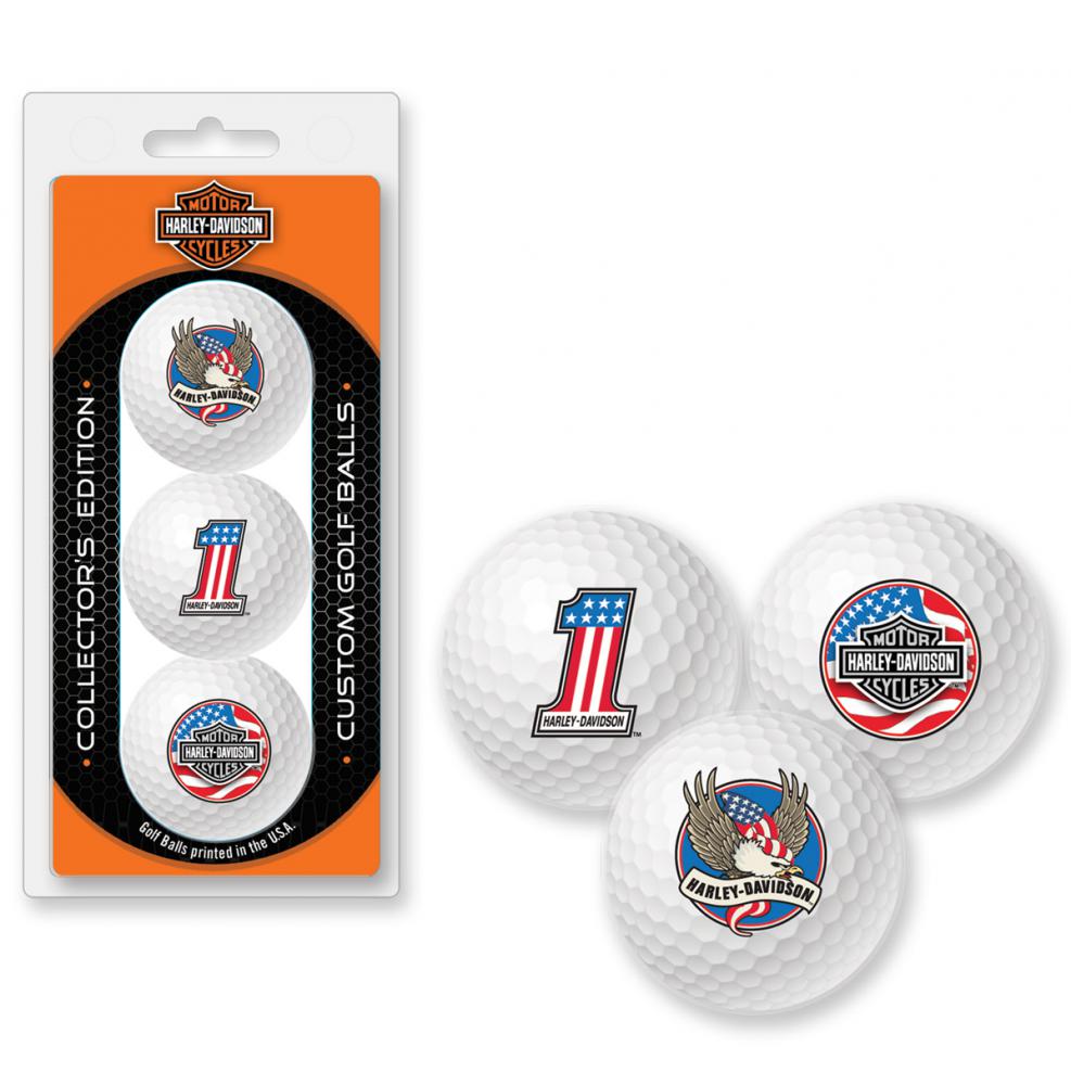 Harley Davidson Collector S Edition Golf Ball Tri Pack