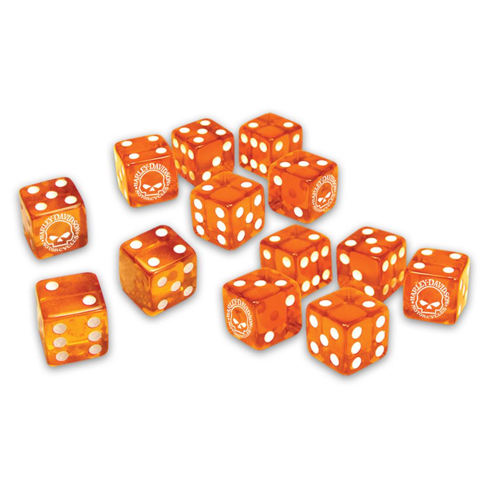 HarleyDavidson® Block of Orange Dice