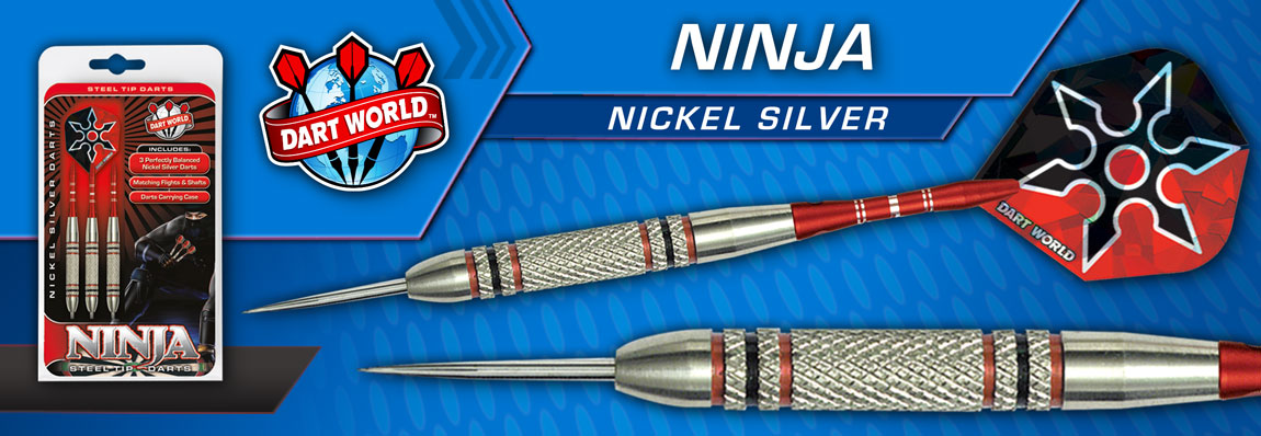 Ninja Nickel Silver Steel Tip Darts