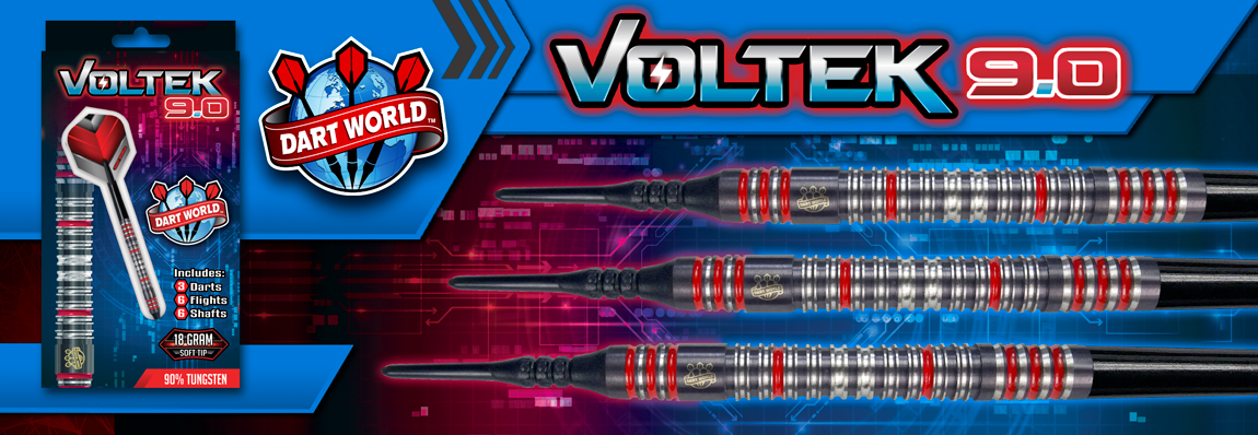 Voltek 9.0 90% Tungsten Soft Tip Darts