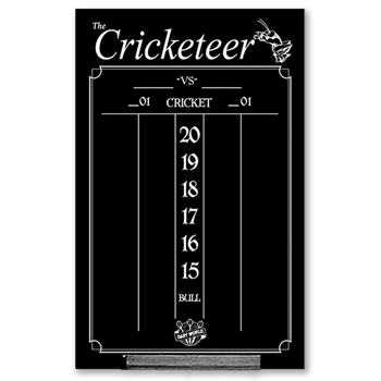 Cricketeer Large Black Chalk Scoreboard 47581