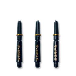 Super Grip Spin Shafts Short Black & Gold 36442