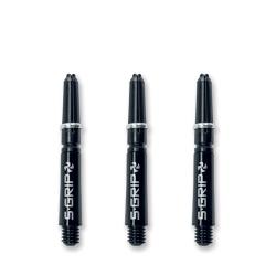 Super Grip Spin Shafts Short Black & Silver 36449