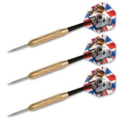 Bulldog Brass  23gr Steel Tip Darts 15123